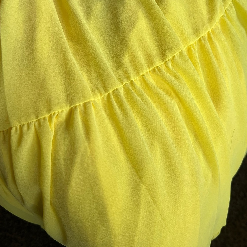 Red Dress Boutique Yellow Cutout Maxi Dress - Picture 6 of 8
